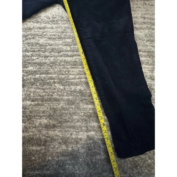 Brooks Brothers Clark Pants Mens Size 38x30 Corduroy Navy Blue Flat Front - Picture 9 of 13